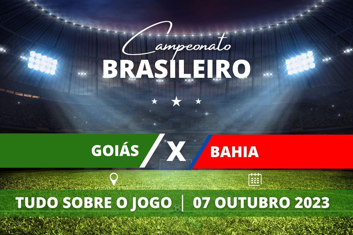 Goiás x Bahia pela 26ª rodada do Campeonato Brasileiro. Saiba tudo sobre o jogo: escalações prováveis, onde assistir, horário e venda de ingressos