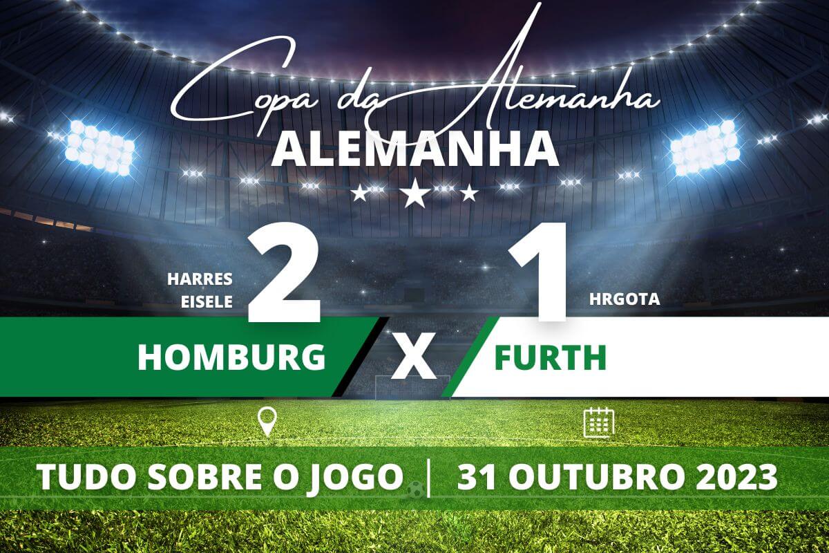 Homburg 2 x 1 Furth pela Copa da Alemanha - 16 avos de final. Saiba tudo sobre o jogo: escalações prováveis, onde assistir, horário e venda de ingressos