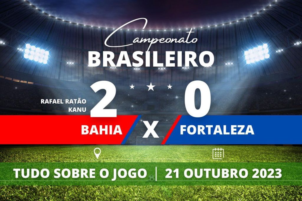 Bahia 2 x 0 Fortaleza - Bahia engata uma sequência de 3 vitórias e começa a se afastar do Z4.