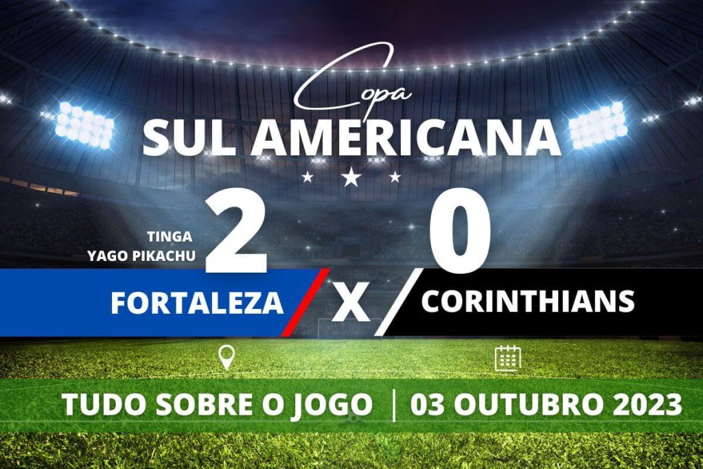 Fortaleza 2 x 0 Corinthians - Leão continua avançando na Sul Americana, vence Corinthians com dois gols feitos logo no início do segundo tempo e, se classifica para a final.