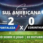 Fortaleza 2 x 0 Corinthians - Leão continua avançando na Sul Americana, vence Corinthians com dois gols feitos logo no início do segundo tempo e, se classifica para a final.