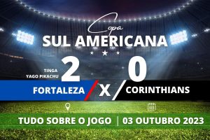 Fortaleza 2 x 0 Corinthians - Leão continua avançando na Sul Americana, vence Corinthians com dois gols feitos logo no início do segundo tempo e, se classifica para a final.