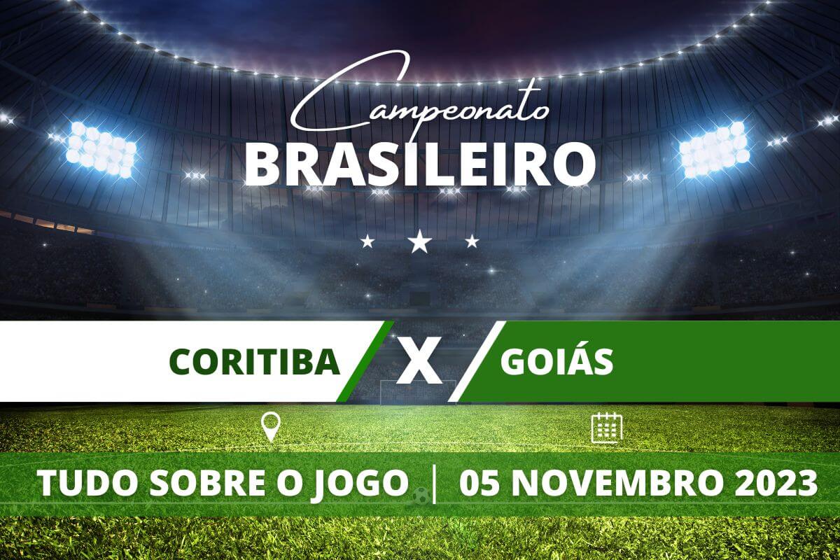 Coritiba x Goiás pela 32ª rodada do Campeonato Brasileiro. Saiba tudo sobre o jogo: escalações prováveis, onde assistir, horário e venda de ingressos