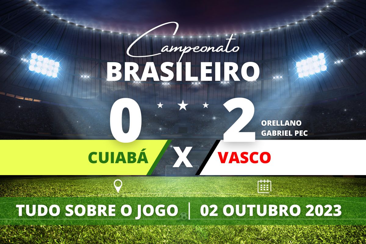 Cuiabá 0 x 2 Vasco - Na Arena Pantanal, o Gigante da Colina vence por 2 a 0 os donos da casa, chegam a 34 pontos, respiram aliviados pela vitória mas não conseguem sair do z-4, assumindo a 17° colocação e segue a 3 pontos do primeiro time fora da zona da degola.
