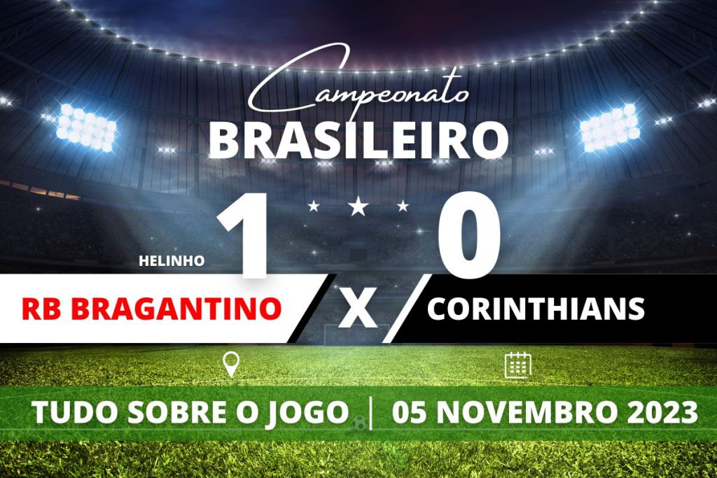 Red Bull Bragantino 1 x 0 Corinthians - Em casa, o Massa Bruta marca com Helinho ainda no primeiro tempo e vence o Corinthians, chegando a 58 pontos, um a menos que o vice-líder e o líder que ainda joga na próxima segunda-feira, em partida válida pela 32° rodada do Campeonato Brasileiro.