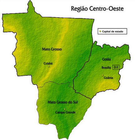 Regio Centro-Oeste (www.portalbrasil.net)