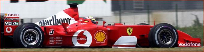 Luciano Burti na Ferrari (Em 2002)