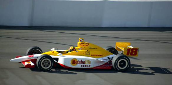 Ed Carpenter (atual 3colocado na Frmula Atlantic) fez sua 2 prova na IRL com bom rendimento - foto de 19.09.2003