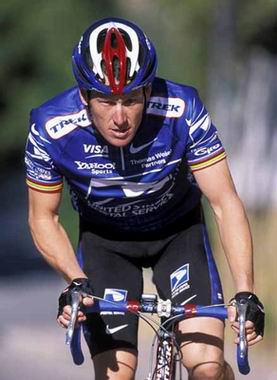 Lance Armstrong, tricampeo do Tour de France - www.portalbrasil.eti.br