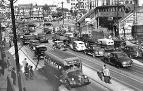 Foto do bairro do Brs, em 1950