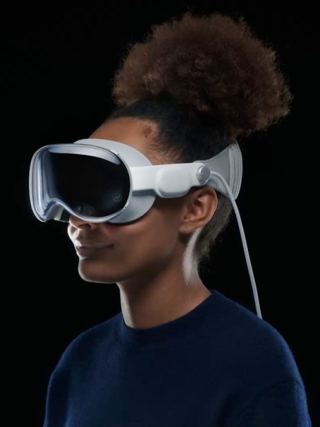 Headset Vision Pro: Apple anuncia seu mais recente dispositivo de realidade aumentada.
